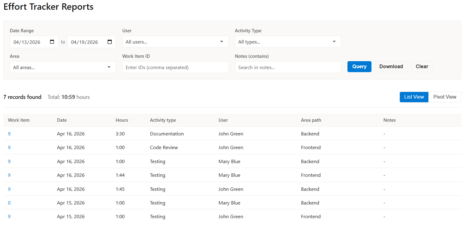 Reports Hub